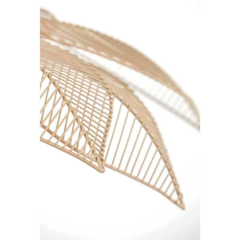 Lámpara colgante retro beige en forma de flor Light and Living Pavas - Imagen 4
