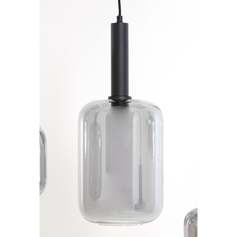 Lámpara colgante retro blanca con cinco puntos de luz Light and Living Lekar - Imagen 4