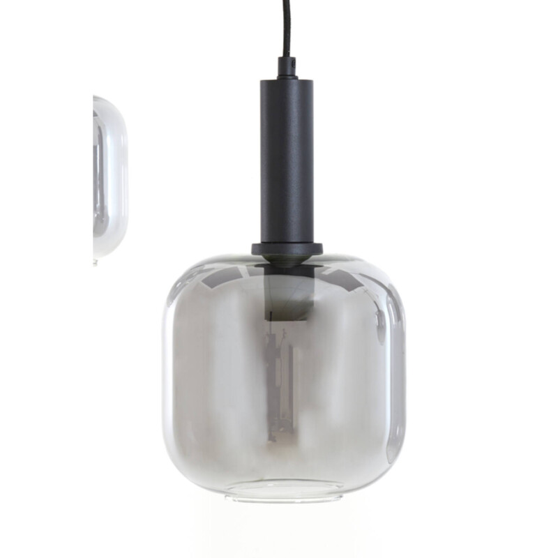 Lámpara colgante retro blanca con cinco puntos de luz Light and Living Lekar - Imagen 6