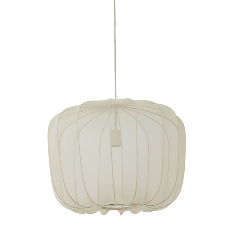 Lámpara colgante retro blanca de malla Light and Living Plumeria - Imagen 2
