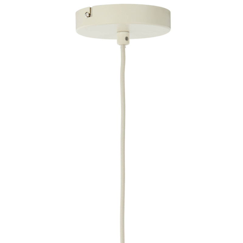 Lámpara colgante retro blanca de malla Light and Living Plumeria - Imagen 6