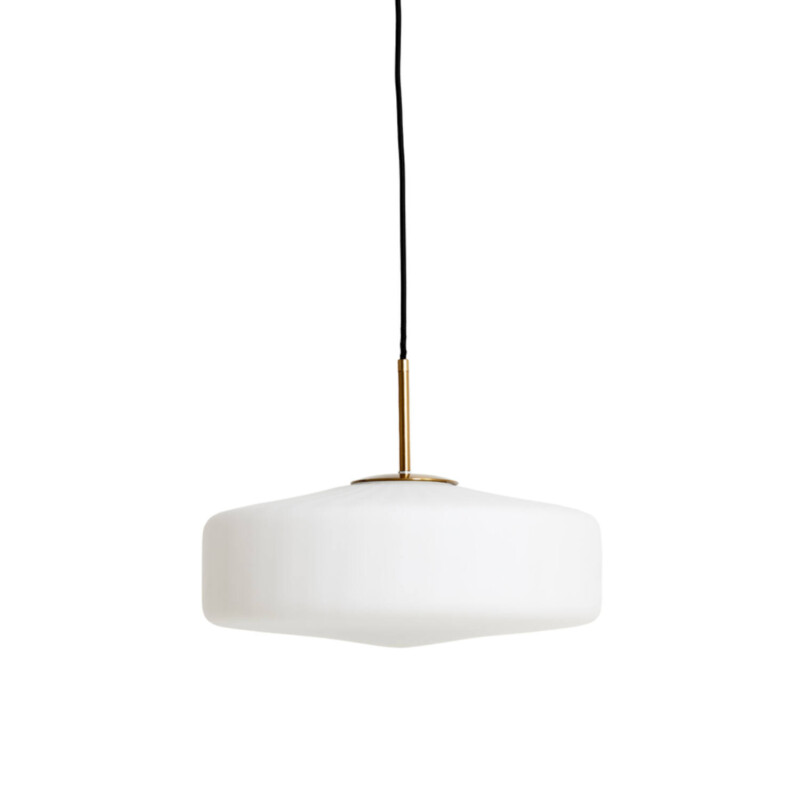 Lámpara colgante retro blanca redonda Light and Living Pleat - Imagen 2
