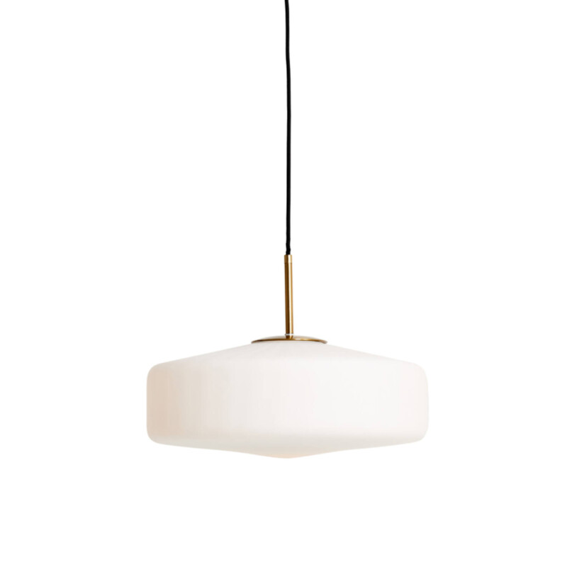 Lámpara colgante retro blanca redonda Light and Living Pleat - Imagen 5