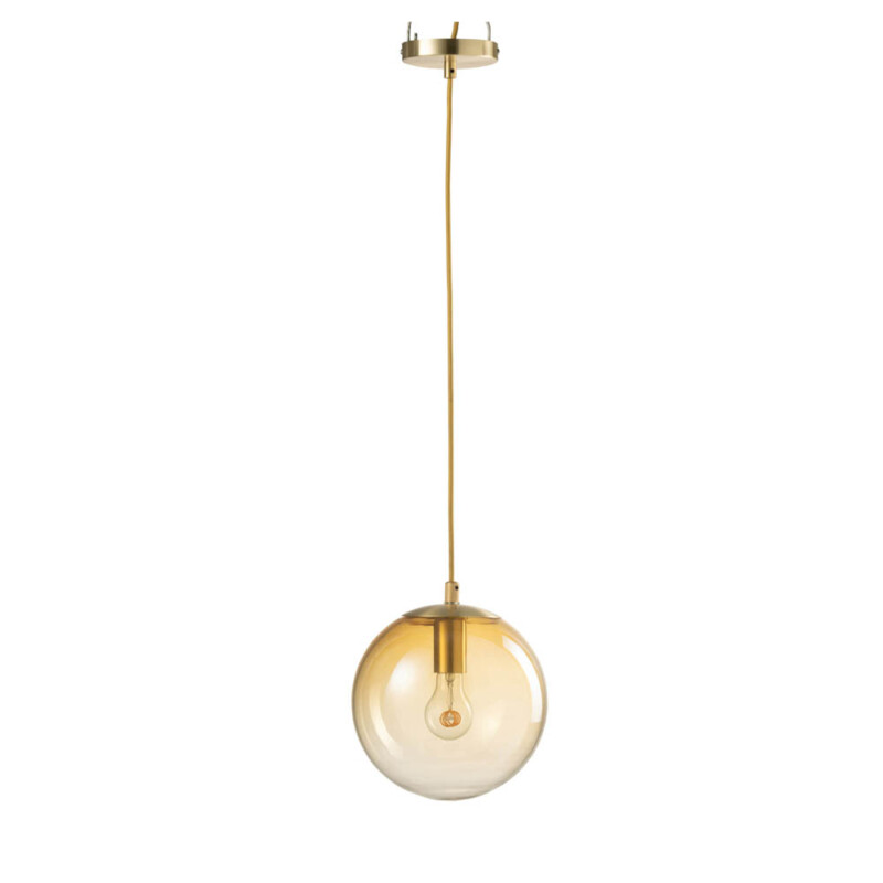 Lámpara colgante retro esférica dorada Jolipa Orb - Imagen 2