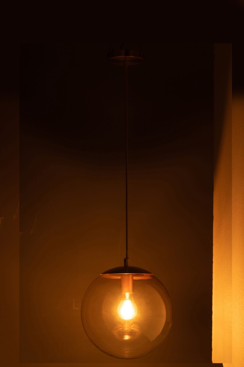 Lámpara colgante retro esférica dorada Jolipa Orb - Imagen 5