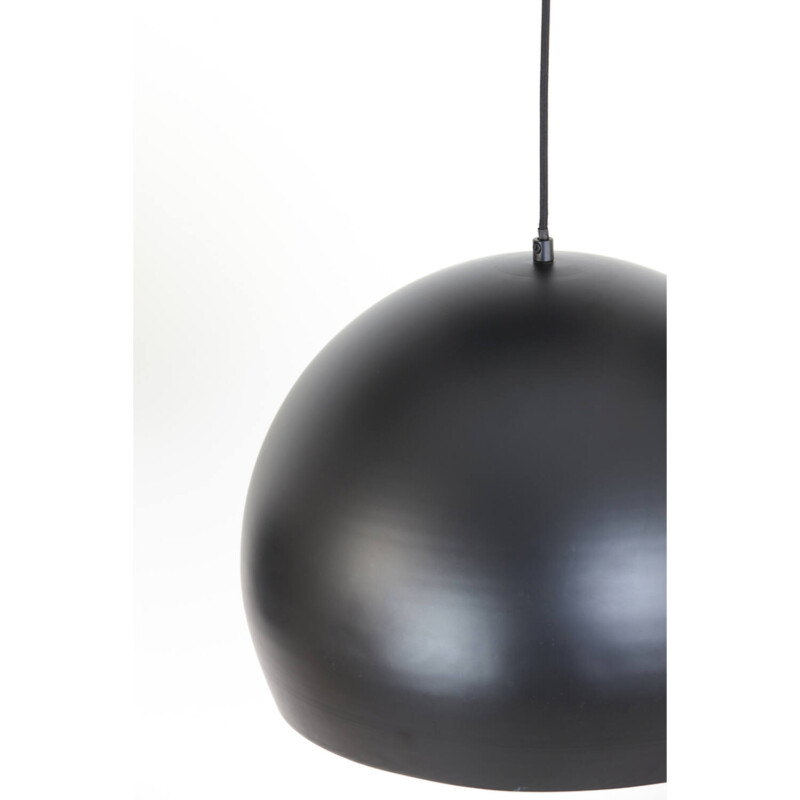 Lámpara colgante retro negra y dorada esférica Light and Living Jaicey - Imagen 3