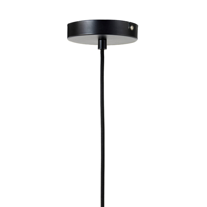 Lámpara colgante retro negra y dorada esférica Light and Living Jaicey - Imagen 5