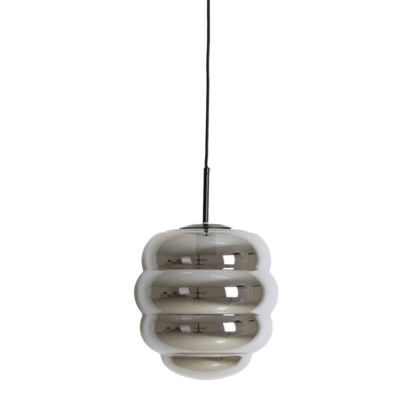 Lámpara colgante retro plateada en forma de panal Light and Living Misty - Imagen 2