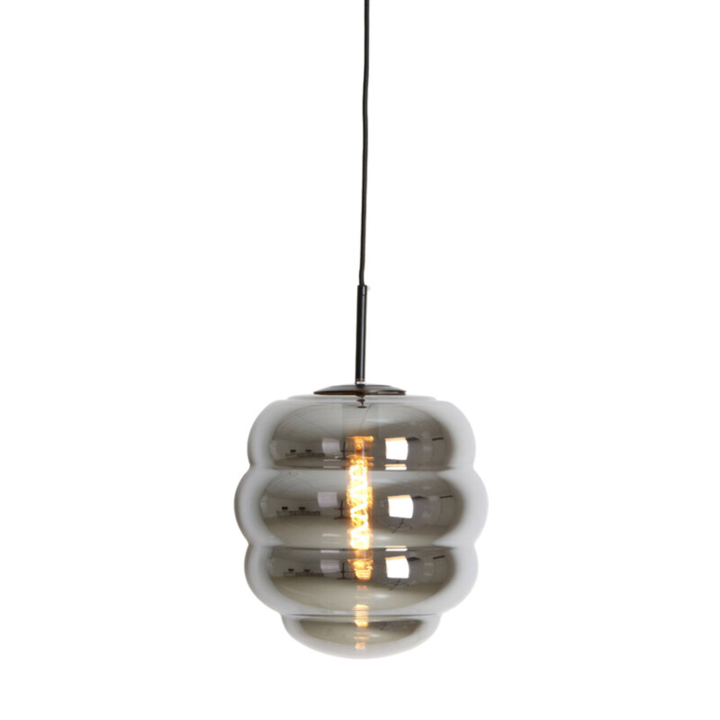 Lámpara colgante retro plateada en forma de panal Light and Living Misty - Imagen 8