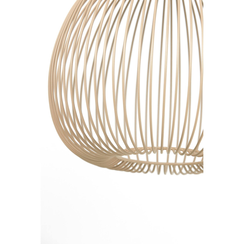 Lámpara colgante rústica beige en forma de esfera Light and Living Rilana - Imagen 5