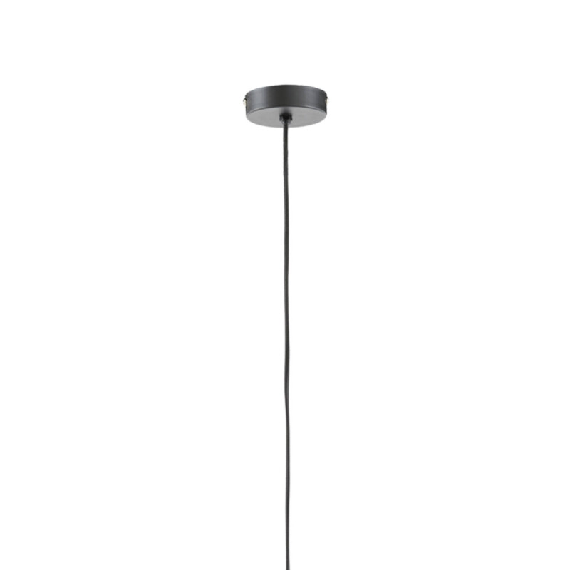 Lámpara colgante rústica negra con diseño de cesta Light and Living Deya - Imagen 5