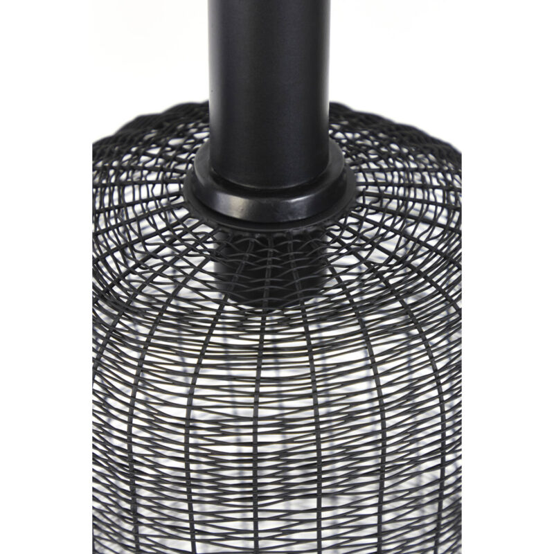 Lámpara colgante rústica negra con tres puntos de luz Light and Living Lekang - Imagen 4