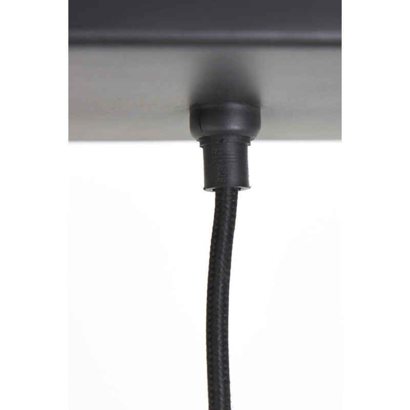 Lámpara colgante rústica negra con tres puntos de luz Light and Living Lekang - Imagen 8