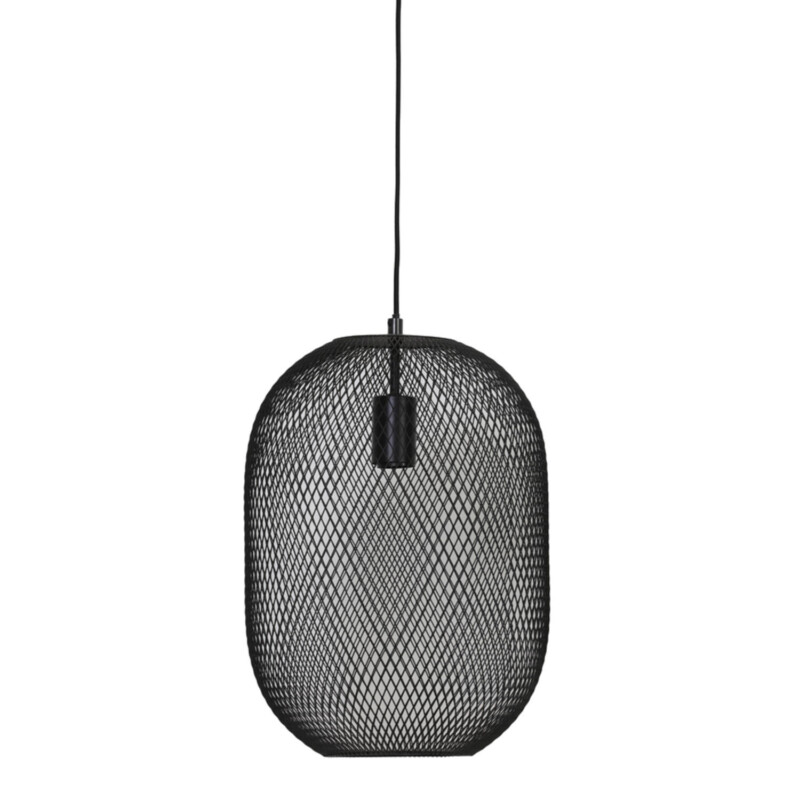 Lámpara colgante rústica negra con tres puntos de luz Light and Living Reilley - Imagen 3