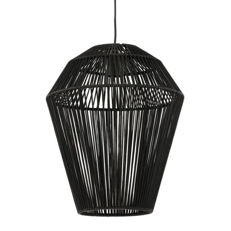 Lámpara colgante rústica negra en forma de diamante Light and Living Deya - Imagen 2