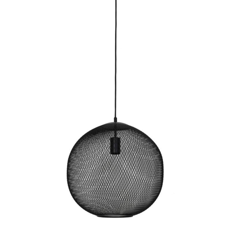 Lámpara colgante rústica negra en forma de esfera Light and Living Reilley - Imagen 2