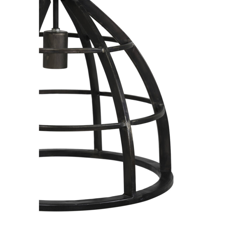 Lámpara colgante rústica negra en forma de lámpara de barco Light and Living AMY - Imagen 7
