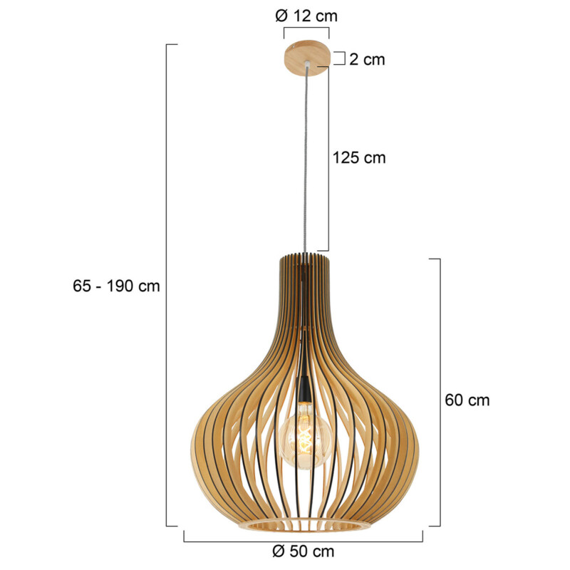Lámpara con forma de gota Steinhauer Smukt - Imagen 8
