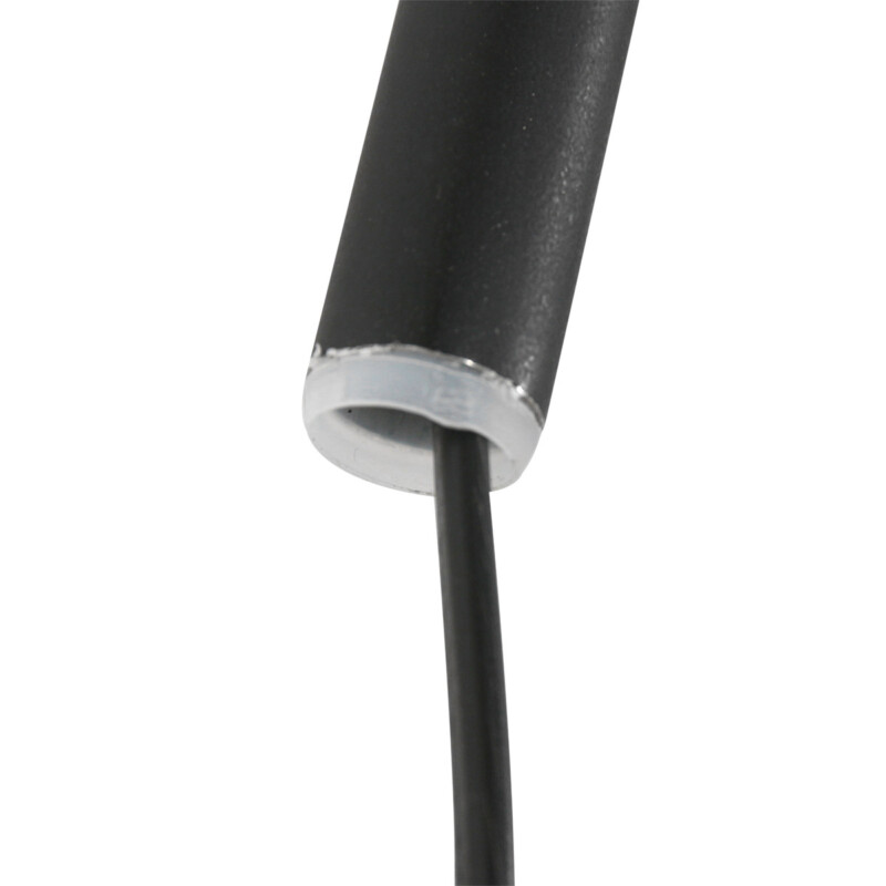Lámpara curva ajustable con tulipa étnica Steinhauer Sparkled light naturel y negro - Imagen 13