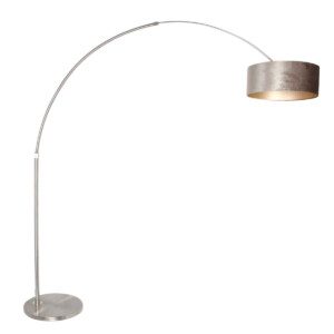 lampara-de-arco-acero-steinhauer-sparkled-light-blanco-y-negro-8125st-2