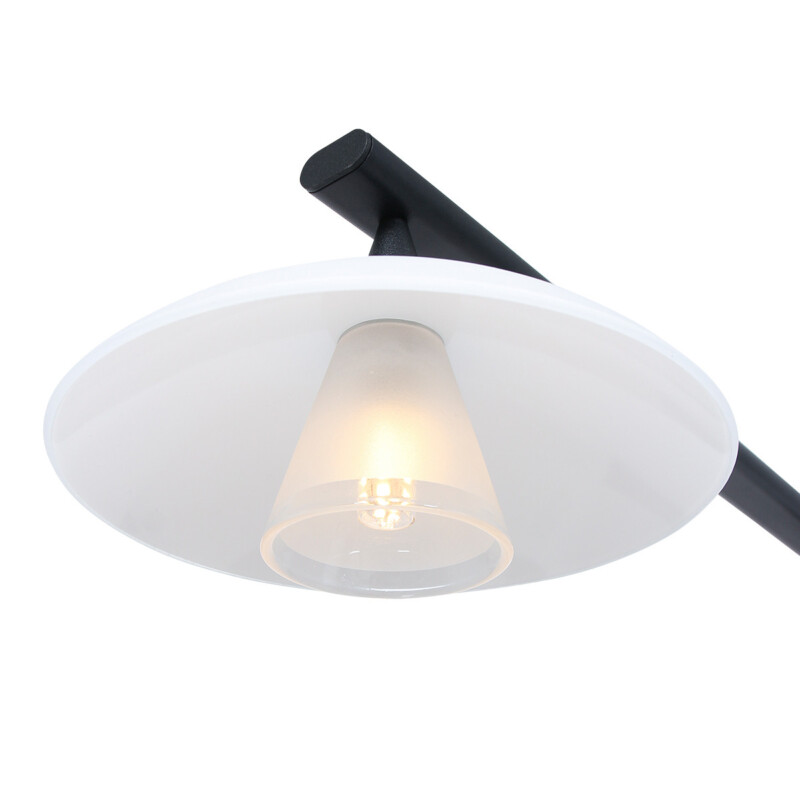 Lámpara de comedor negra 4 luces Steinhauer Tallerken - Imagen 3