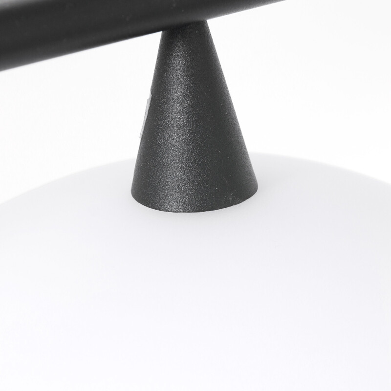Lámpara de comedor negra 4 luces Steinhauer Tallerken - Imagen 4