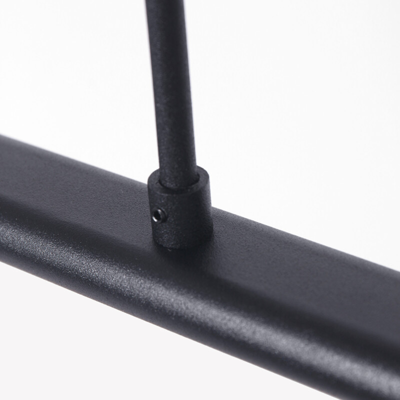 Lámpara de comedor negra 4 luces Steinhauer Tallerken - Imagen 5