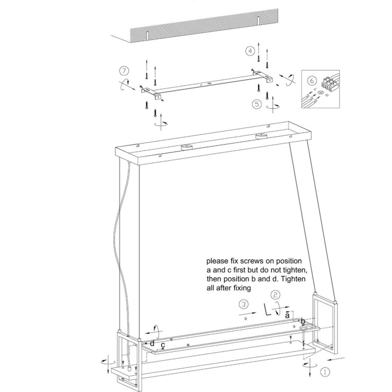 Lámpara de comedor seis luces Steinhauer Tør - Imagen 9