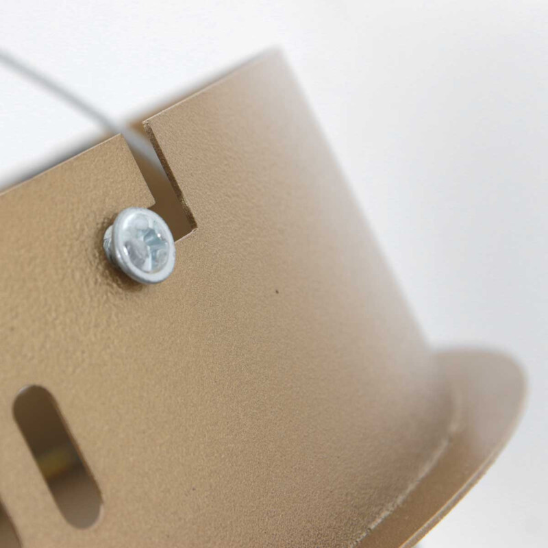 Lámpara colgante de diseño en forma de anillo dorado Steinhauer Ringlux - Imagen 16