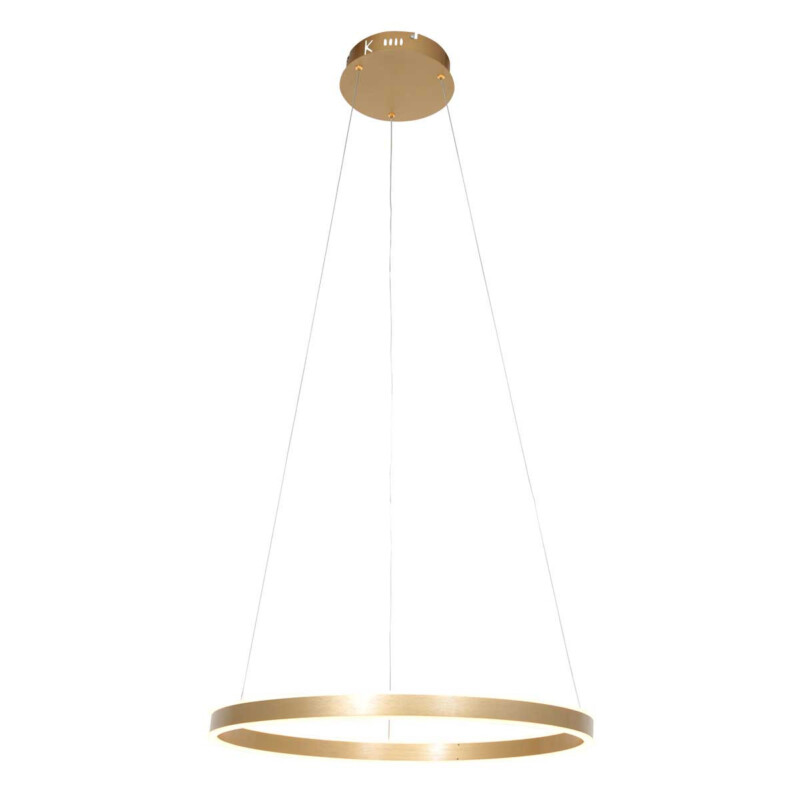 Lámpara colgante de diseño en forma de anillo dorado Steinhauer Ringlux - Imagen 2