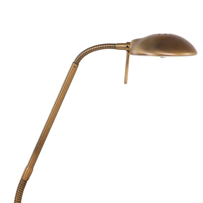 Lámpara de mesa clásica redonda de bronce con brazo ajustable Mexlite Biron - Imagen 11