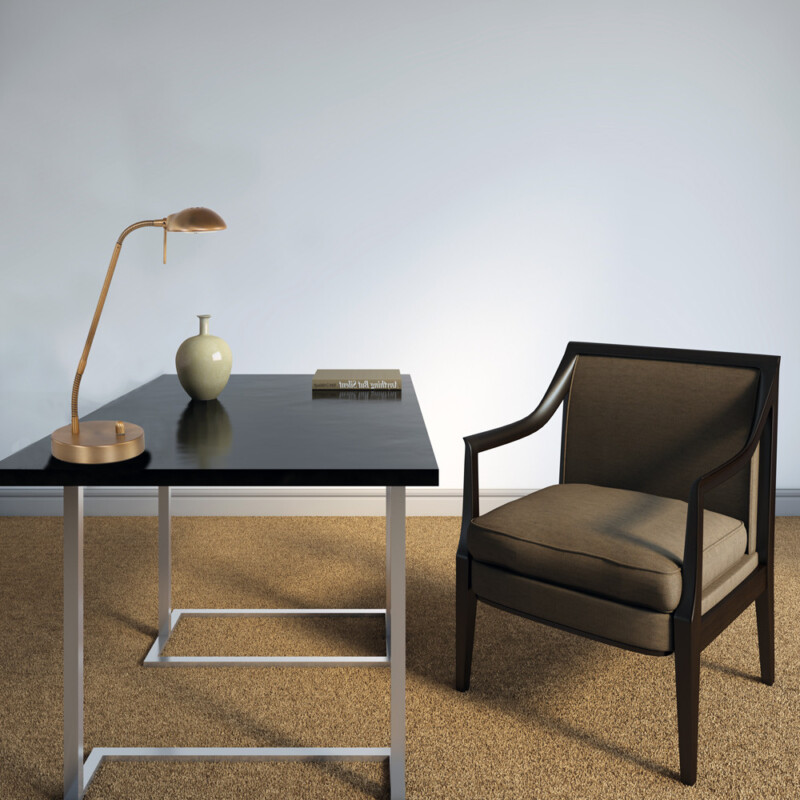 Lámpara de mesa clásica redonda de bronce con brazo ajustable Mexlite Biron - Imagen 3