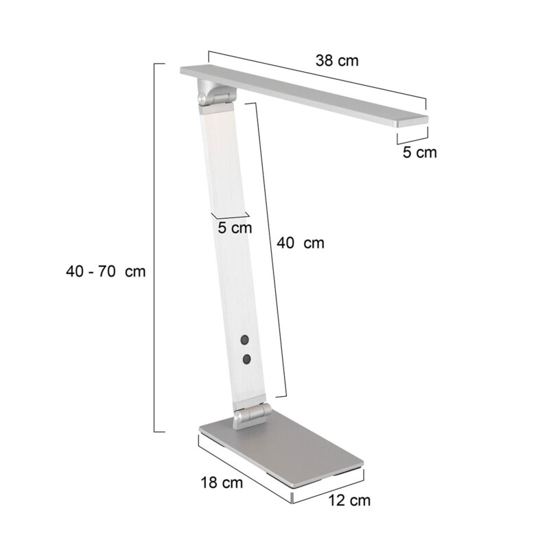 Lámpara de escritorio LED regulable Steinhauer Serenade - Imagen 7