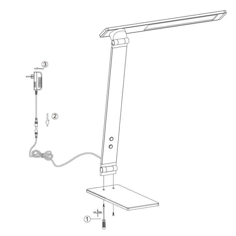 Lámpara de escritorio LED regulable Steinhauer Serenade - Imagen 9