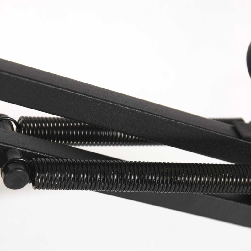 Lámpara de mesa industrial negra flexible Mexlite Study - Imagen 5