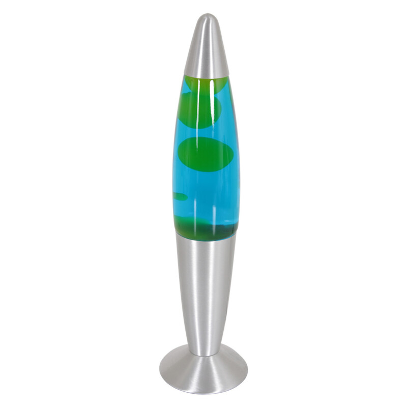 Lámpara de mesa retro de acero con diseño de lava colorido Mexlite Volcan - Imagen 2