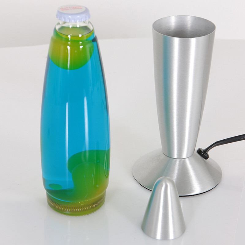 Lámpara de mesa retro de acero con diseño de lava colorido Mexlite Volcan - Imagen 5