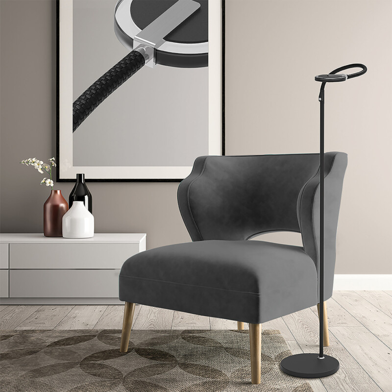 Lámpara de lectura LED negra Steinhauer Turound - Imagen 4