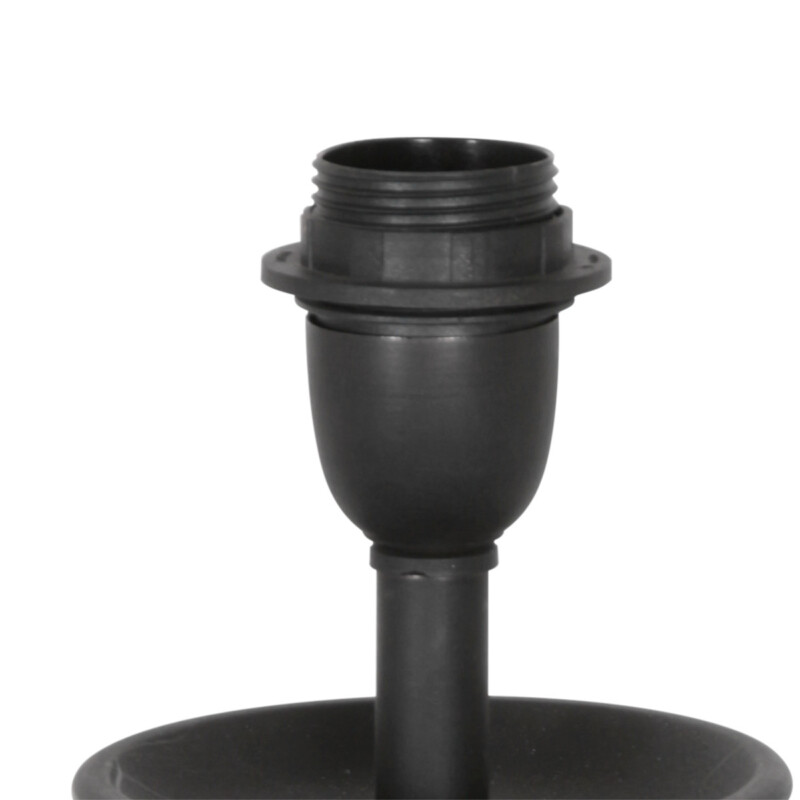 Lámpara de mesa alta en negro con tulipa étnica Anne Light & Home Lyons naturel y negro - Imagen 10
