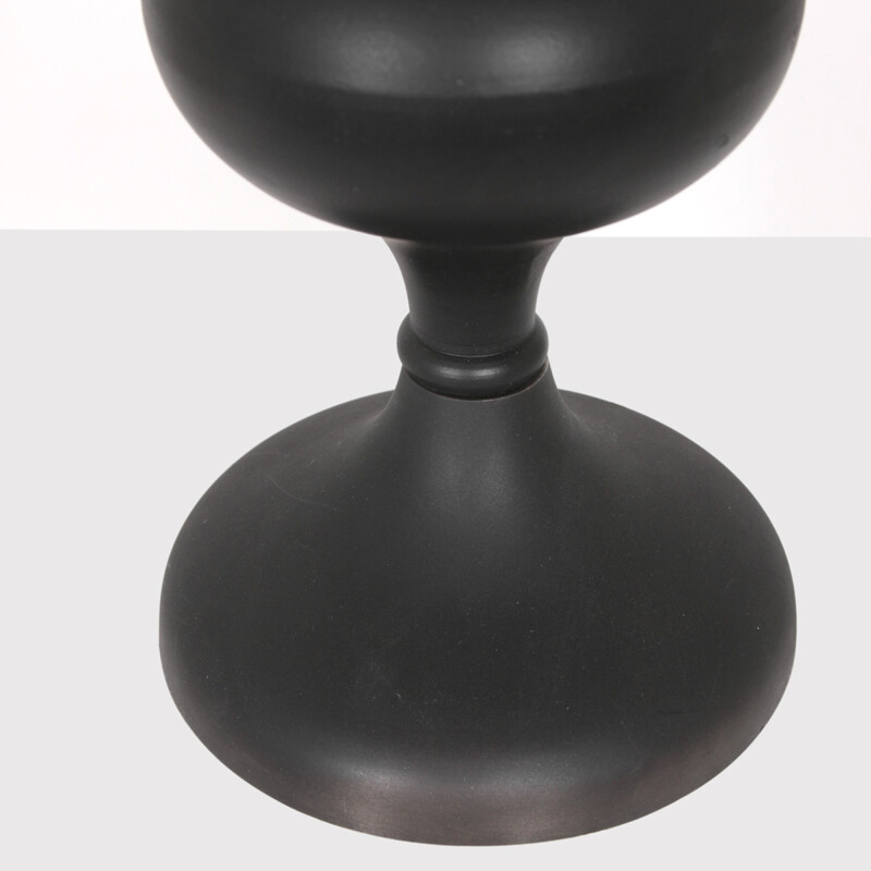 Lámpara de mesa alta en negro con tulipa étnica Anne Light & Home Lyons naturel y negro - Imagen 9
