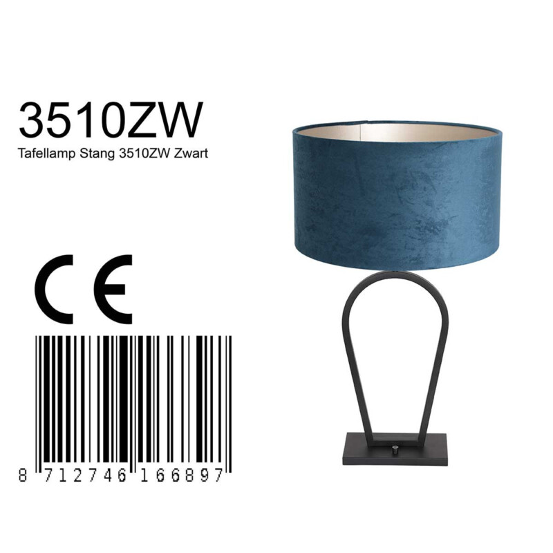 lampara-de-mesa-azul-steinhauer-stang-negro-3510zw-8