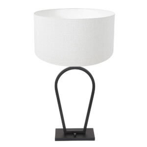 lampara-de-mesa-blanca-steinhauer-stang-negro-3507zw