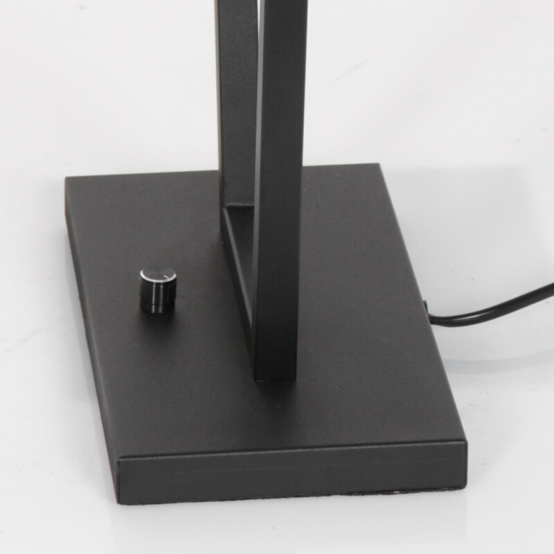 Lámpara de mesa negra de metal de moda Steinhauer Stang - Imagen 5