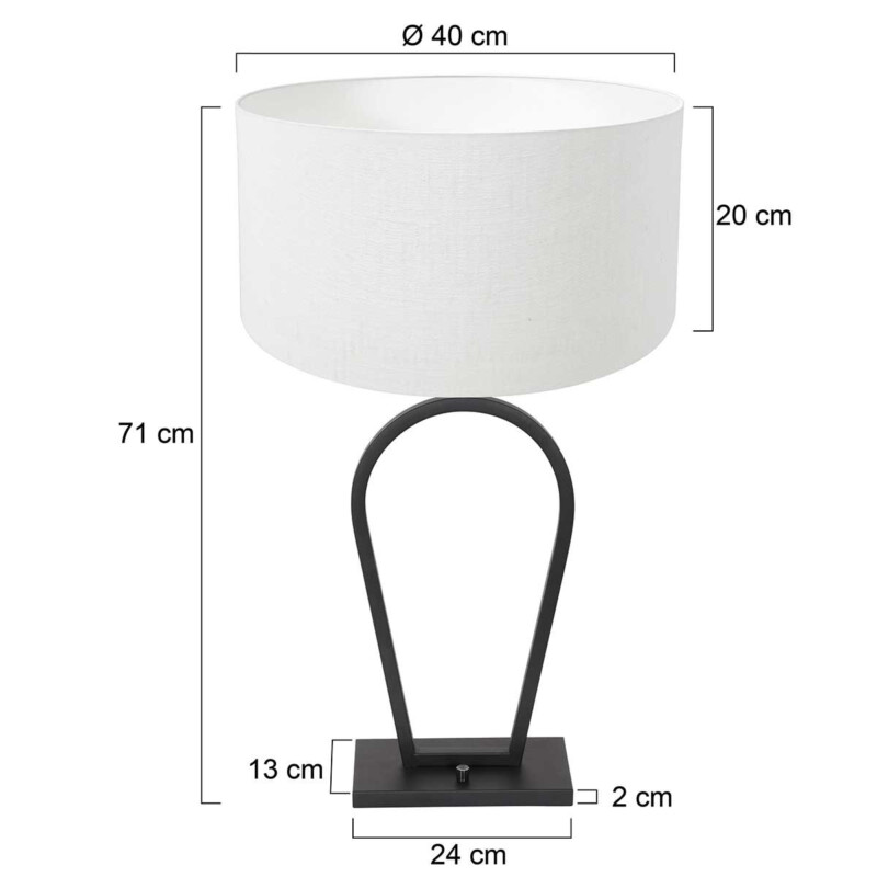 lampara-de-mesa-blanca-steinhauer-stang-negro-3507zw-7
