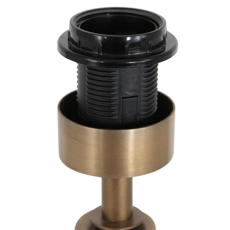 Lámpara de mesa bronce Steinhauer Brass blanca - Imagen 5