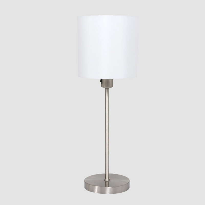 Lámpara de mesa de metal y tela moderna Mexlite Noor - Imagen 16