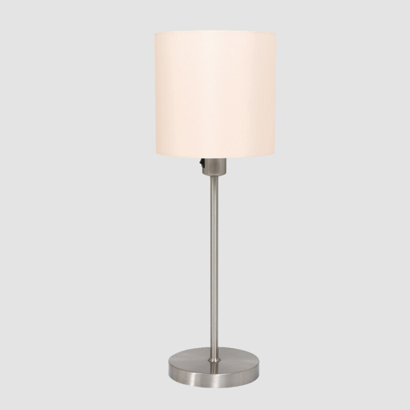 Lámpara de mesa de metal y tela moderna Mexlite Noor - Imagen 17