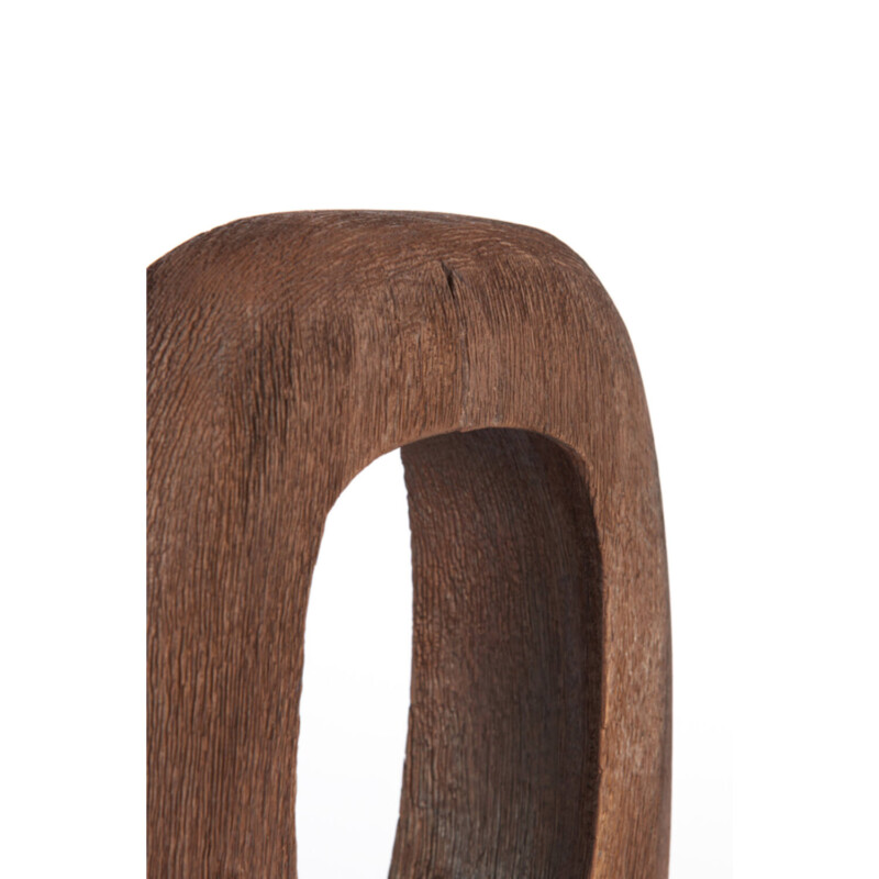 Lámpara de mesa de madera beige natural en marrón Light and Living Kelafo - Imagen 4