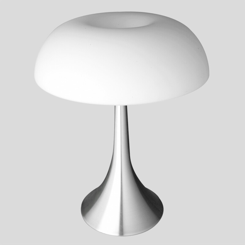 Lámpara de mesa clásica de metal gris Steinhauer Ancilla - Imagen 13