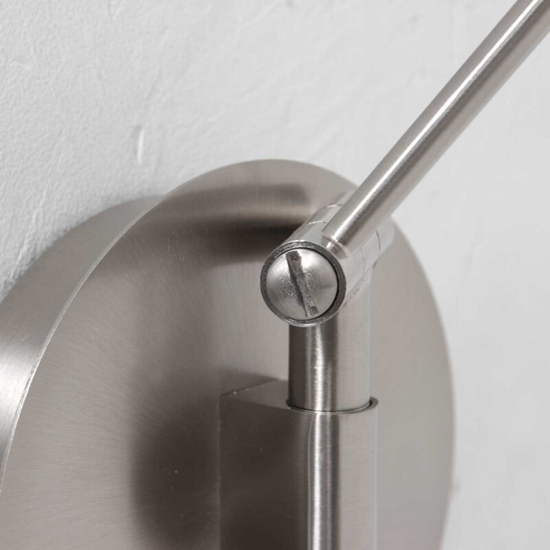 Aplique de pared redonda ajustable de color acero Steinhauer Soleil - Imagen 16